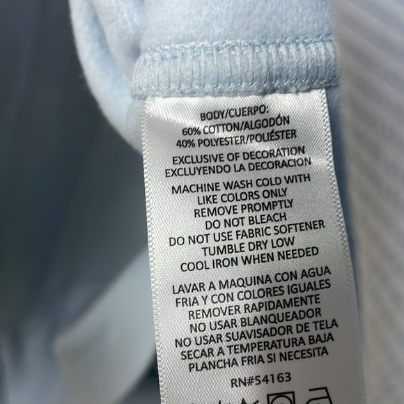 New DKNY Women’s Long Sleeve Crewneck SweatShirt SYE Blue Size XL - Picture 6 of 8